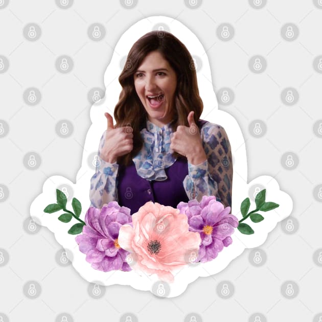 Janet- the good place Sticker by aluap1006